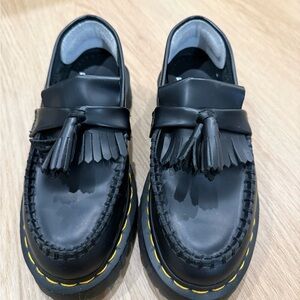 Dr. Martens Black Tassel Loafers